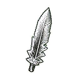 Eisschwert (1-Bit) — 256×256 Pixel-Art-Sprite