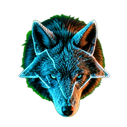 Ice Wolf (Cinematic) - 256x256 pixel art sprite