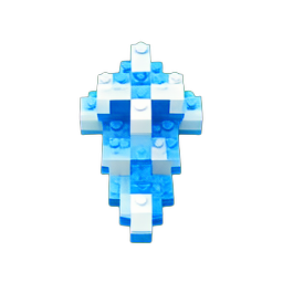 Icicle Hang (Voxel) - 256x256 pixel art sprite