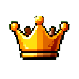 Icon Crown — 256×256 pixel art sprite