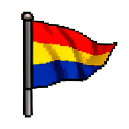 Icon Flag - 256x256 pixel art sprite
