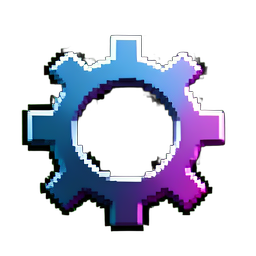 Icon Gear - 256x256 pixel art sprite