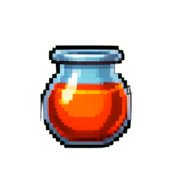 Icono Poción — sprite pixel art 256×256