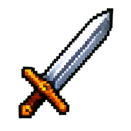 Icon Sword - 256x256 pixel art sprite