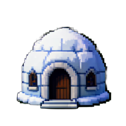 Igloo - 256x256 pixel art sprite