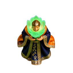 Indian Mystic (HD-2D) - 256x256 pixel art sprite