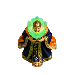 Indischer Mystik (HD-2D) — 256×256 Pixel-Art-Sprite