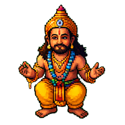 Indian Mystic - 256x256 pixel art sprite