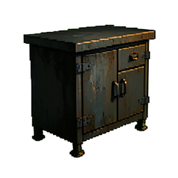 Bar industriel — sprite pixel art 256×256