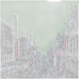 Distrito industrial — sprite pixel art 256×256