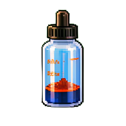 Inhalateur asthme — sprite pixel art 256×256