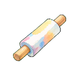 Rouleau d'encre — sprite pixel art 256×256