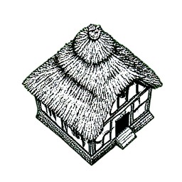 Auberge (1-Bit) — sprite pixel art 256×256