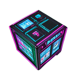 Pousada (Cyberpunk) — sprite pixel art 256×256