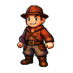 Maître de Logis — sprite pixel art 256×256