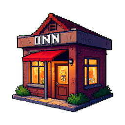 Inn - 256x256 pixel art sprite