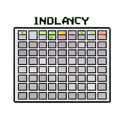 Inventory Slot Grid — 256×256 pixel art sprite