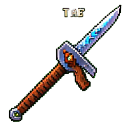 Inventariefeld Waffen — 256×256 Pixel-Art-Sprite