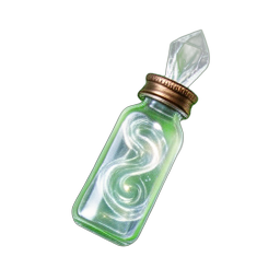Potion d'Invisibilité (HD-2D) — sprite pixel art 256×256