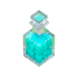 Invisibility Potion (Voxel) - 256x256 pixel art sprite