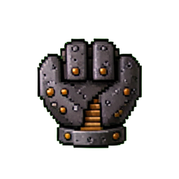Poing de fer (16-bit) — sprite pixel art 256×256