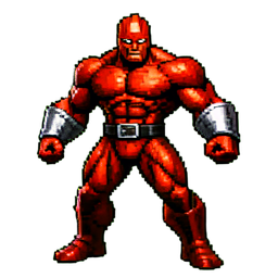 Eiserne Faust — 256×256 Pixel-Art-Sprite