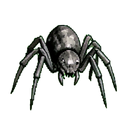 Monture d'Araignée Gigante de Fer — sprite pixel art 256×256