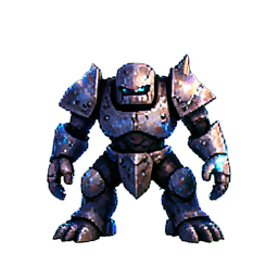 Golem de Ferro — sprite pixel art 256×256