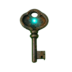 Clé de Fer (Atmosphérique) — sprite pixel art 256×256