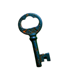 Iron Key (Cinematic) - 256x256 pixel art sprite