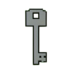 Clé de Fer (Basse Résolution) — sprite pixel art 256×256