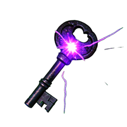 Iron Key (VFX) - 256x256 pixel art sprite