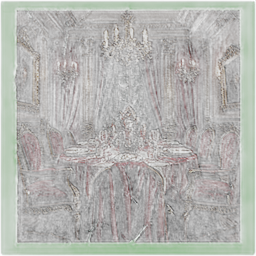 Offene Iron Maiden — 256×256 Pixel-Art-Sprite