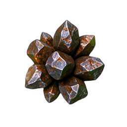 Iron Ore (HD-2D) - 256x256 pixel art sprite