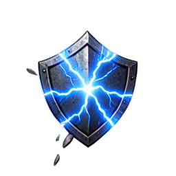 Iron Shield (VFX) - 256x256 pixel art sprite