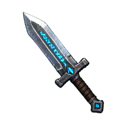 Espada de hierro (HD-2D) — sprite pixel art 256×256