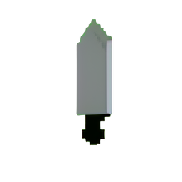 Épée de fer (Basse résolution) — sprite pixel art 256×256