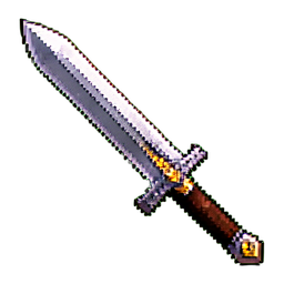 Eiserner Schwert — 256×256 Pixel-Art-Sprite