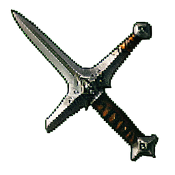 Estrella lanzada de hierro — sprite pixel art 256×256