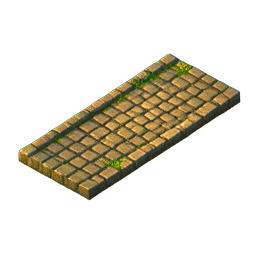 Camino de adoquines — sprite pixel art 256×256