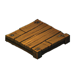 Baldosa de Muelle de Madera — sprite pixel art 256×256