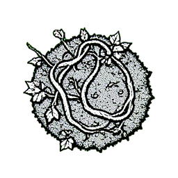 Ivy Ground (1-Bit) - 256x256 pixel art sprite