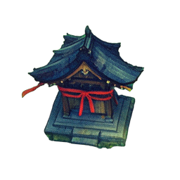 Japanese Shrine Maiden (Atmospheric) - 256x256 pixel art sprite
