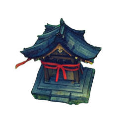 Japanese Shrine Maiden (Atmospheric) — 256×256 pixel art sprite