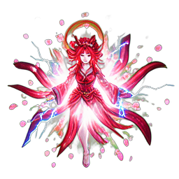 Japanese Shrine Maiden (VFX) - 256x256 pixel art sprite