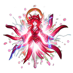 Sacerdotisa japonesa (VFX) — sprite pixel art 256×256