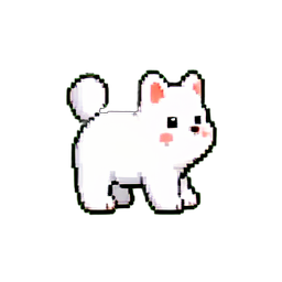 ジャスミン白 — 256×256 ピクセルアートスプライト