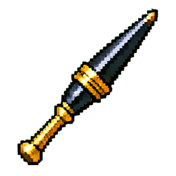 Lança (16-bit) — sprite pixel art 256×256