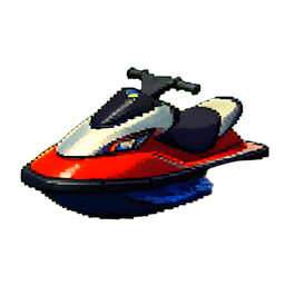 Moto-ski — sprite pixel art 256×256
