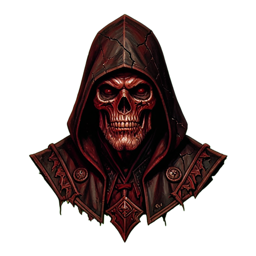 Schwarzer Robe Richter — 512×512 Pixel-Art-Sprite